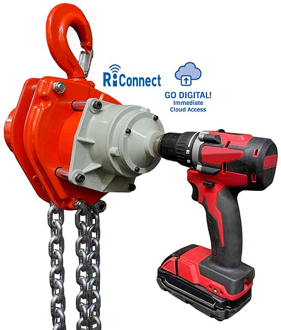 drill driven hoist